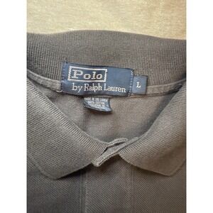 Vintage Polo Ralph Lauren Polo Mens Large Grey Short Sleeve Casual Pony Cotton